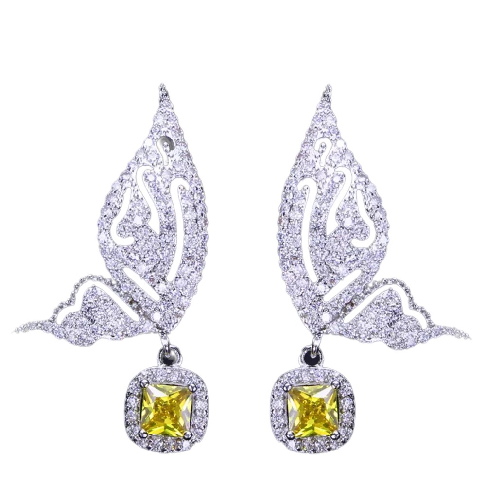 Swarovski Crystals The Lonti Butterfly Earrings - Picture 6 of 6